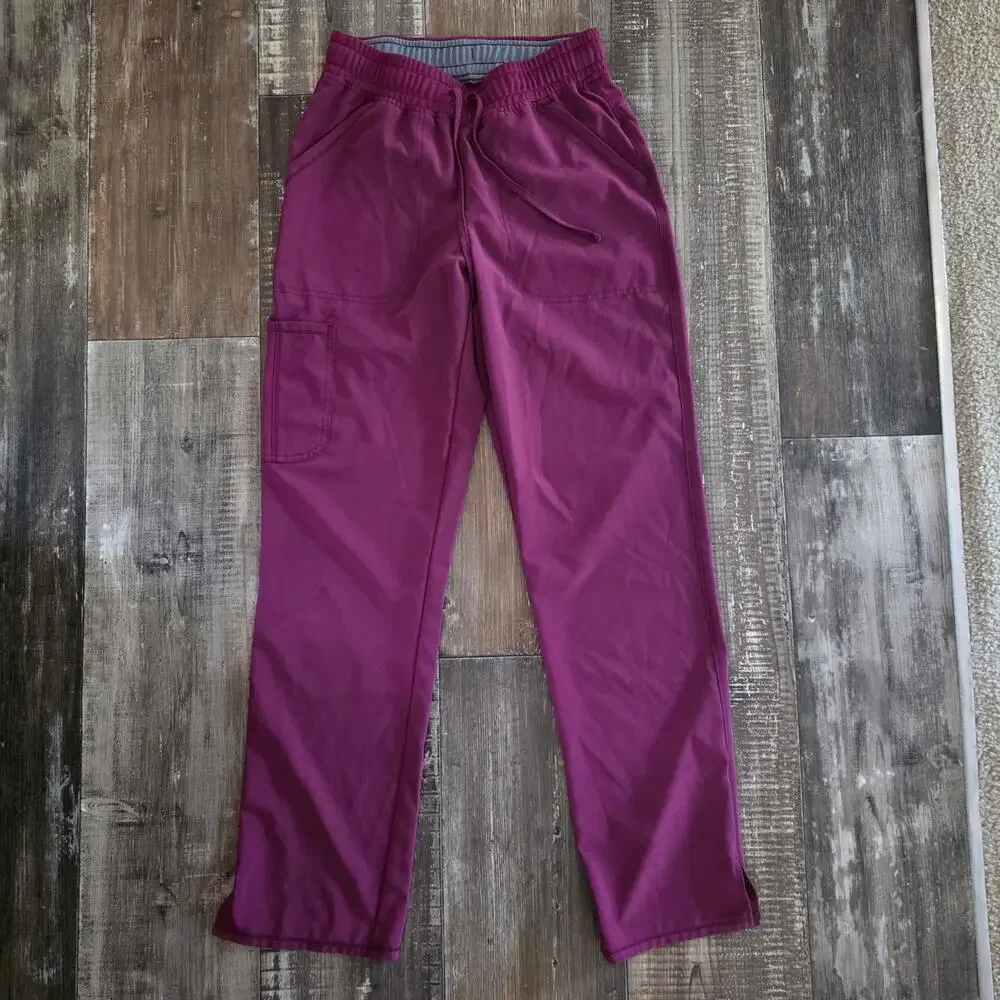 Scrubstar Premium Scrubwear Wine Scrub Pants Women's Size XS